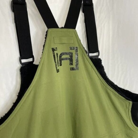 NEW ICE ARMOR By Clam Men's Snow Bib Delta Float Size XL Green - Picture 2 of 6